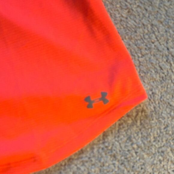 Under Armour Heat Gear Vibrant Coral Performance Tee - Picture 2 of 10